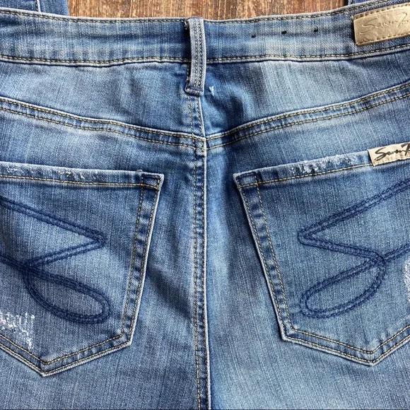 Seven7 Mid Rise Skinny Jeans - Picture 6 of 6